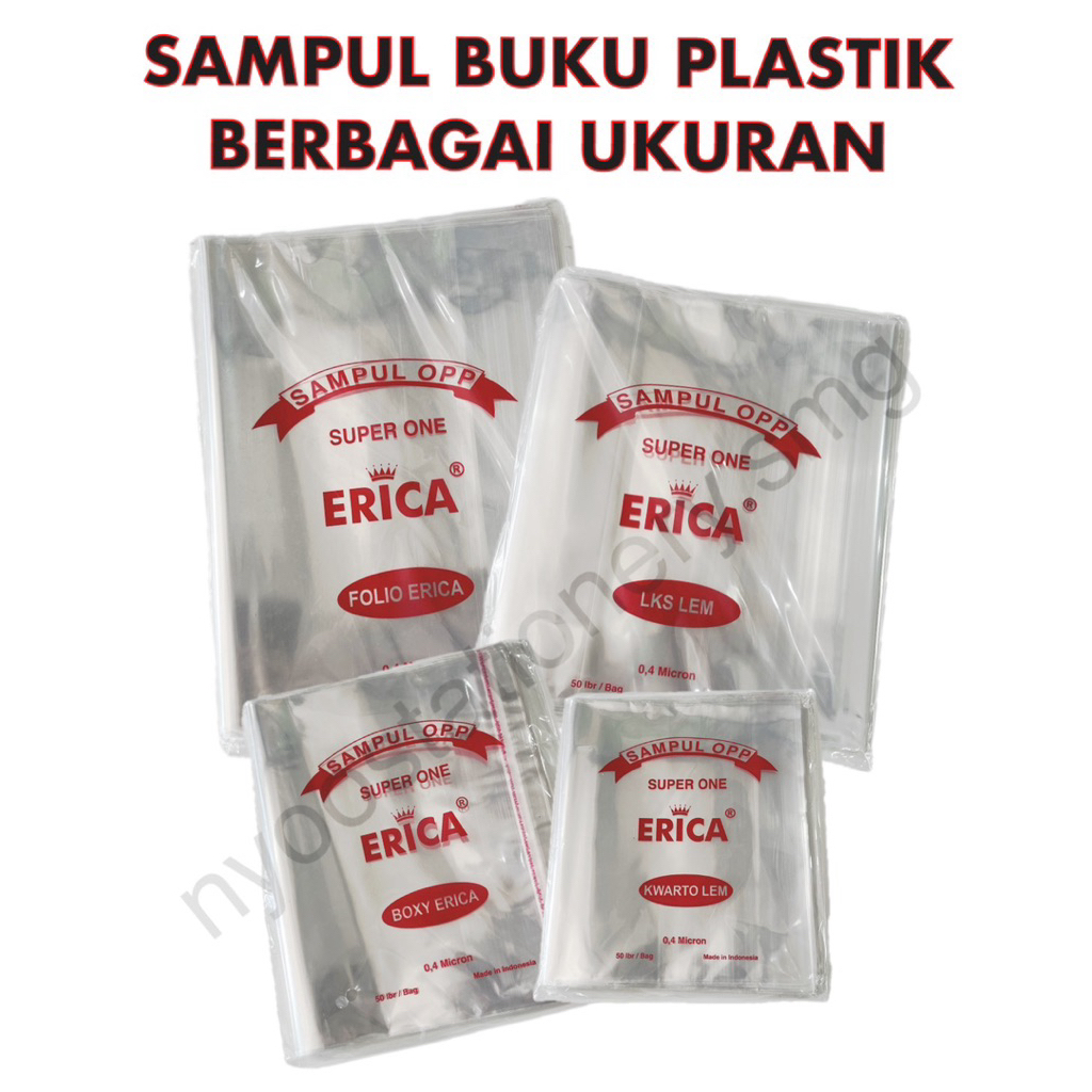 

SAMPUL BUKU TULIS PLASTIK FOLIO LKS BOXY KWARTO ERICA