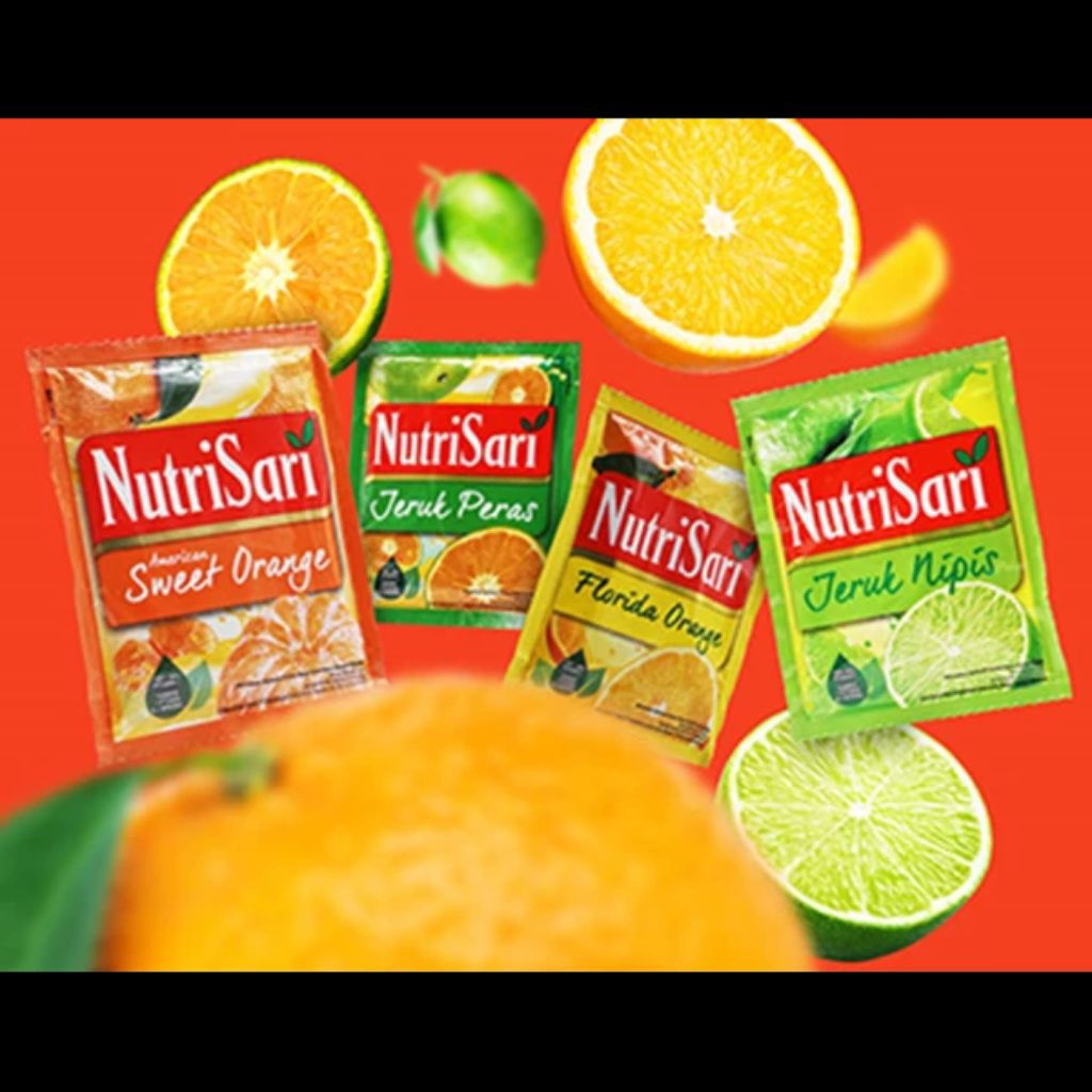 

Nutrisari minuman sachet segar aneka rasa @sachet