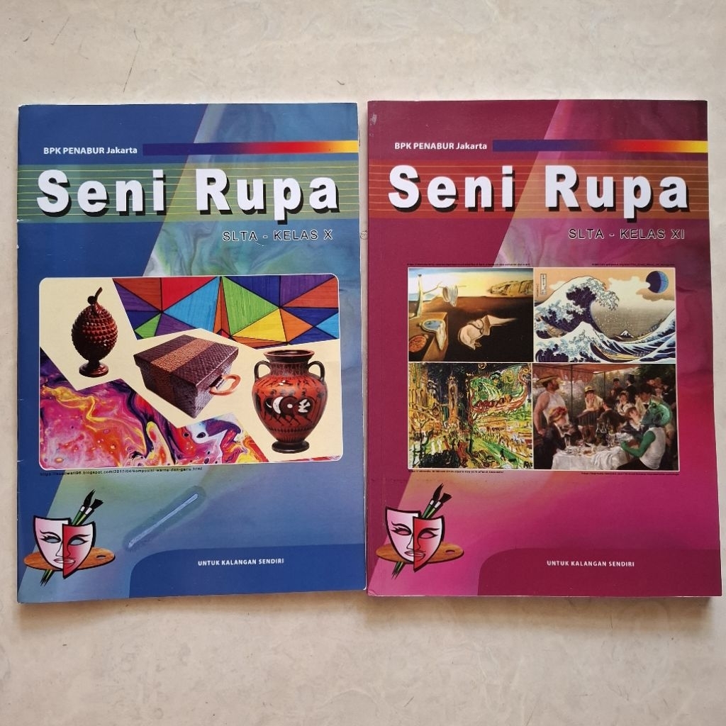 Buku Seni Rupa SLTA X XI SMA BPK Penabur Jakarta