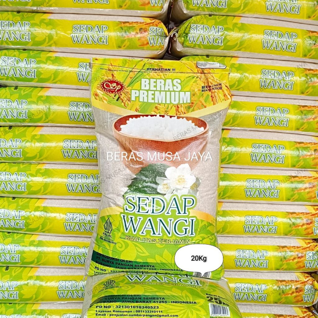 

BERAS SEDAP WANGI 20Kg | Premium Tanpa Pemutih