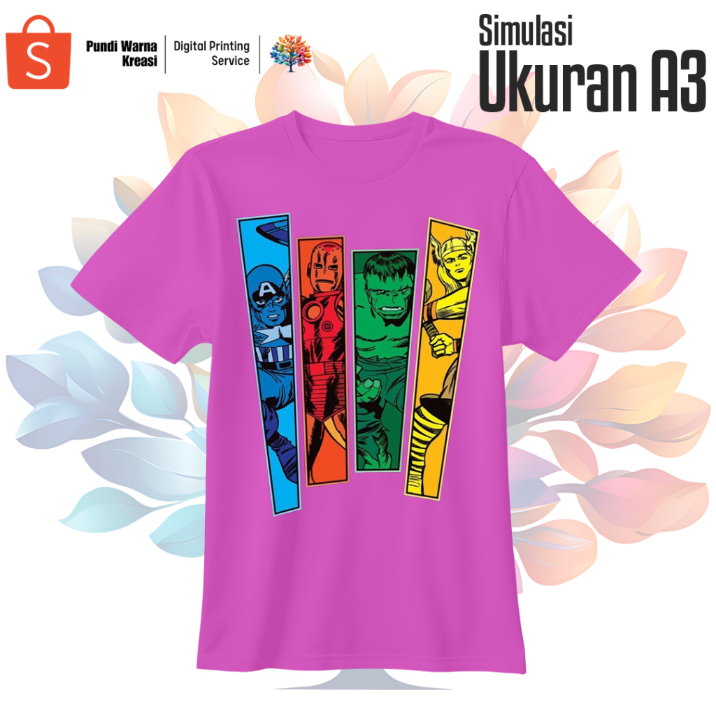 

Stiker DTF Marvel - Avengers (A3,A4,A5,LOGO)