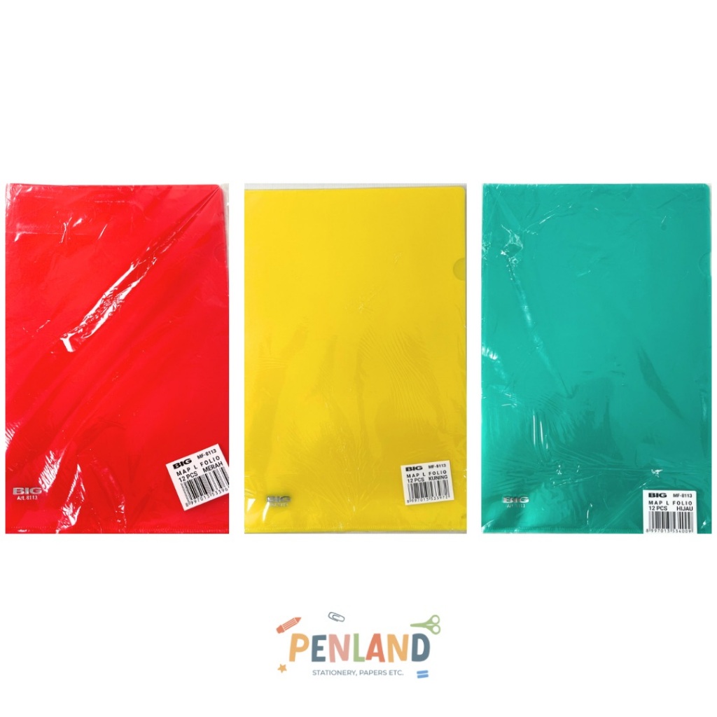 

Map L BIG random 1 pack (12 pcs) - BIG MF-8113 PL000118 Murah Bisa COD