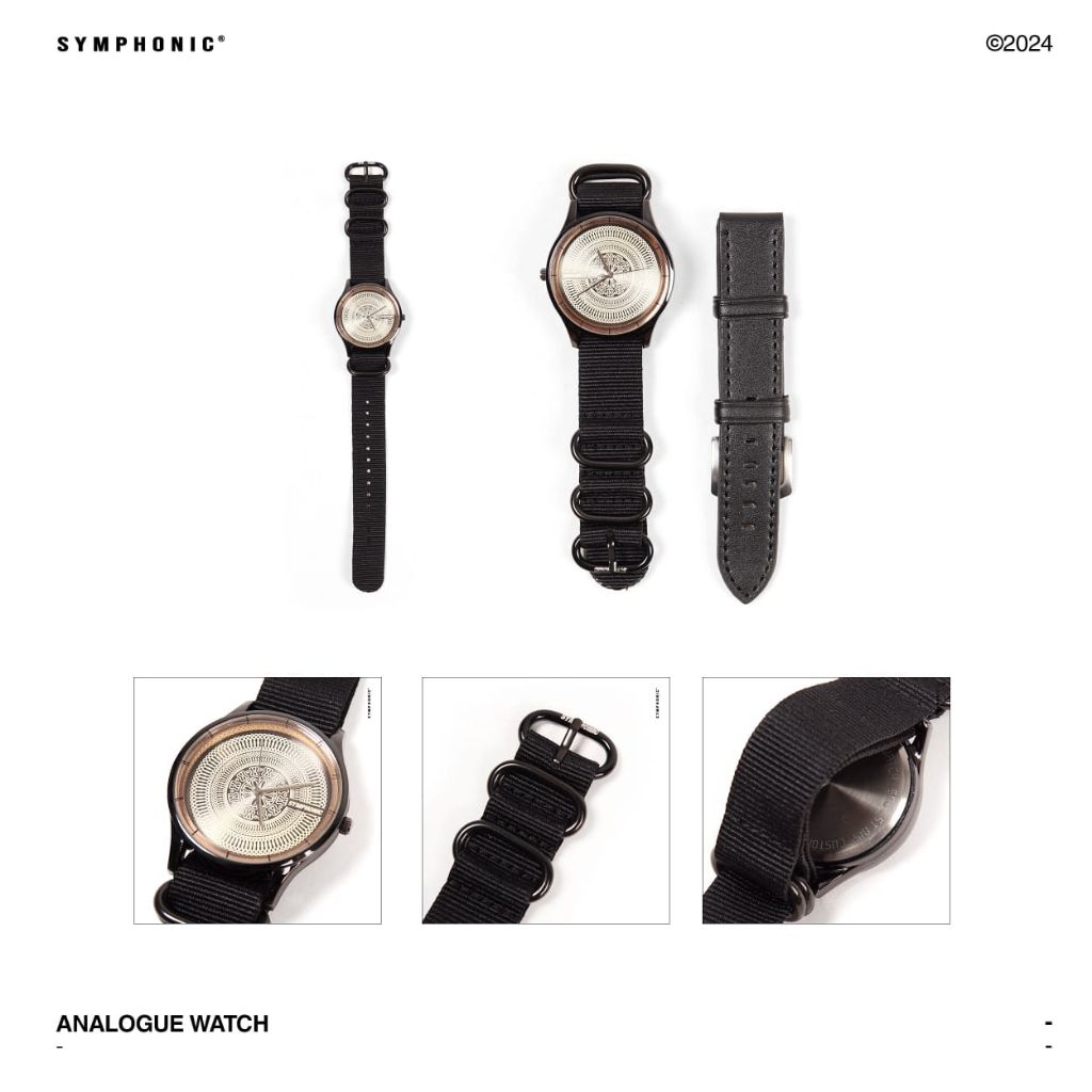 [WATCH] JAM TANGAN PRIA DAN WANITA BLACK SERIES LIMITED EDITION WATER RESISTANCE SYMPHONIC