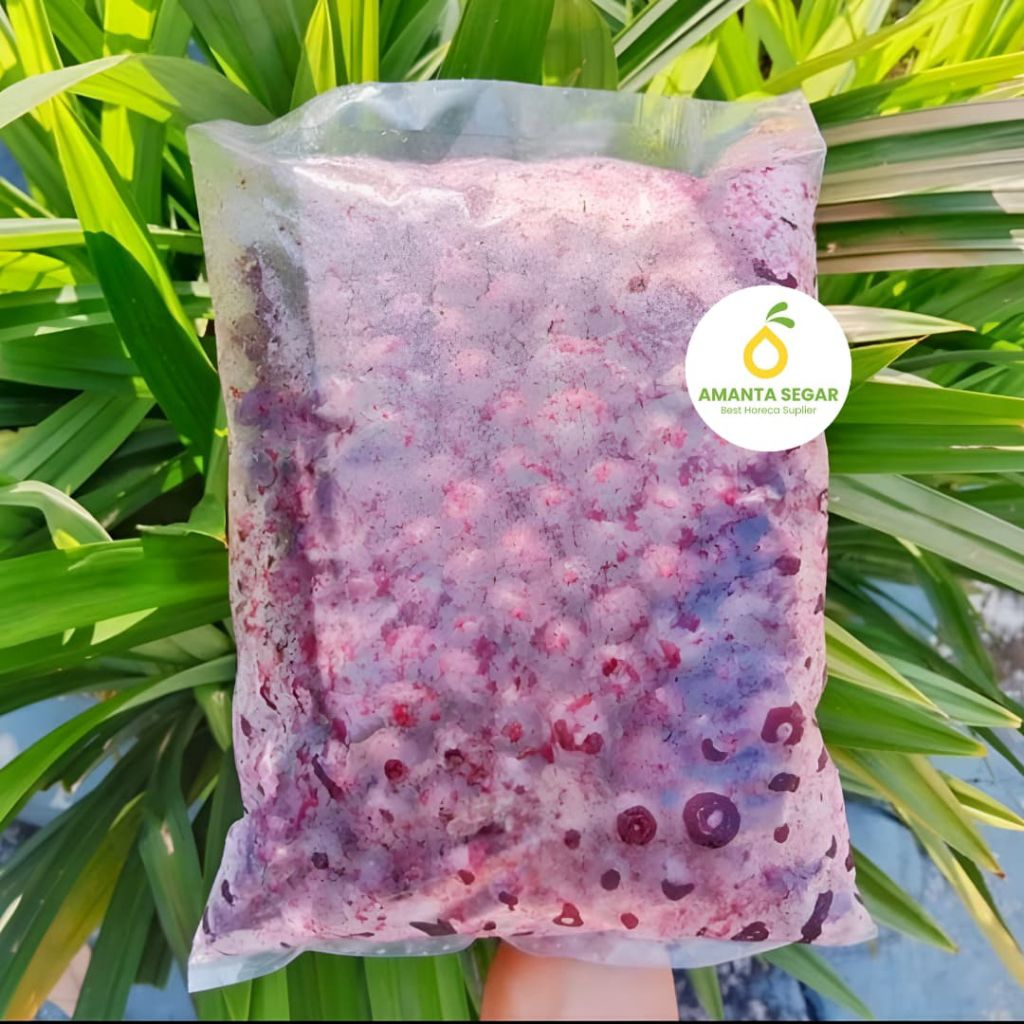 

Buah Bluberi Blueberry 1kg Freshly Frozen Non Vaccum Non Vakum Amanta Segar Terlaris