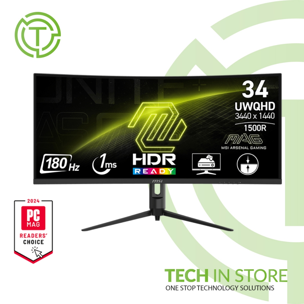 MSI MAG 342CQR E2 Curve Gaming Monitor 34 Inch
