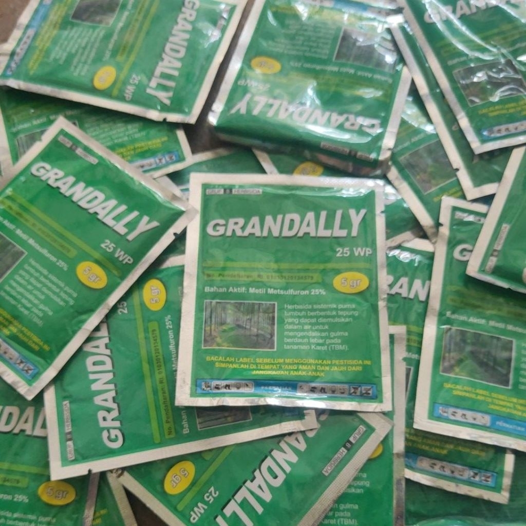 obat pertanian herbisida GRANDALLY stara dengan ally plus 5g
