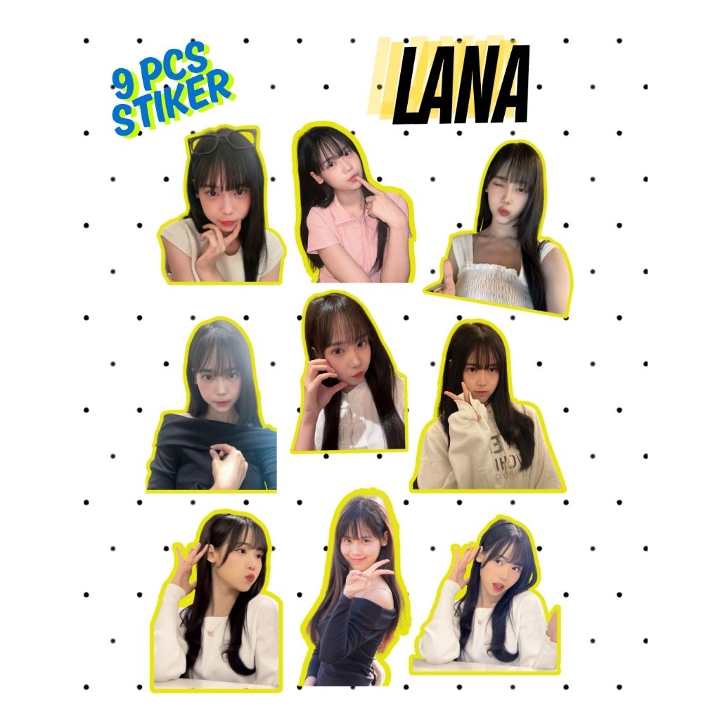 

[ISI 9] Stiker JKT48 LANA Waterproof Vinyl Doff – Kualitas Premium