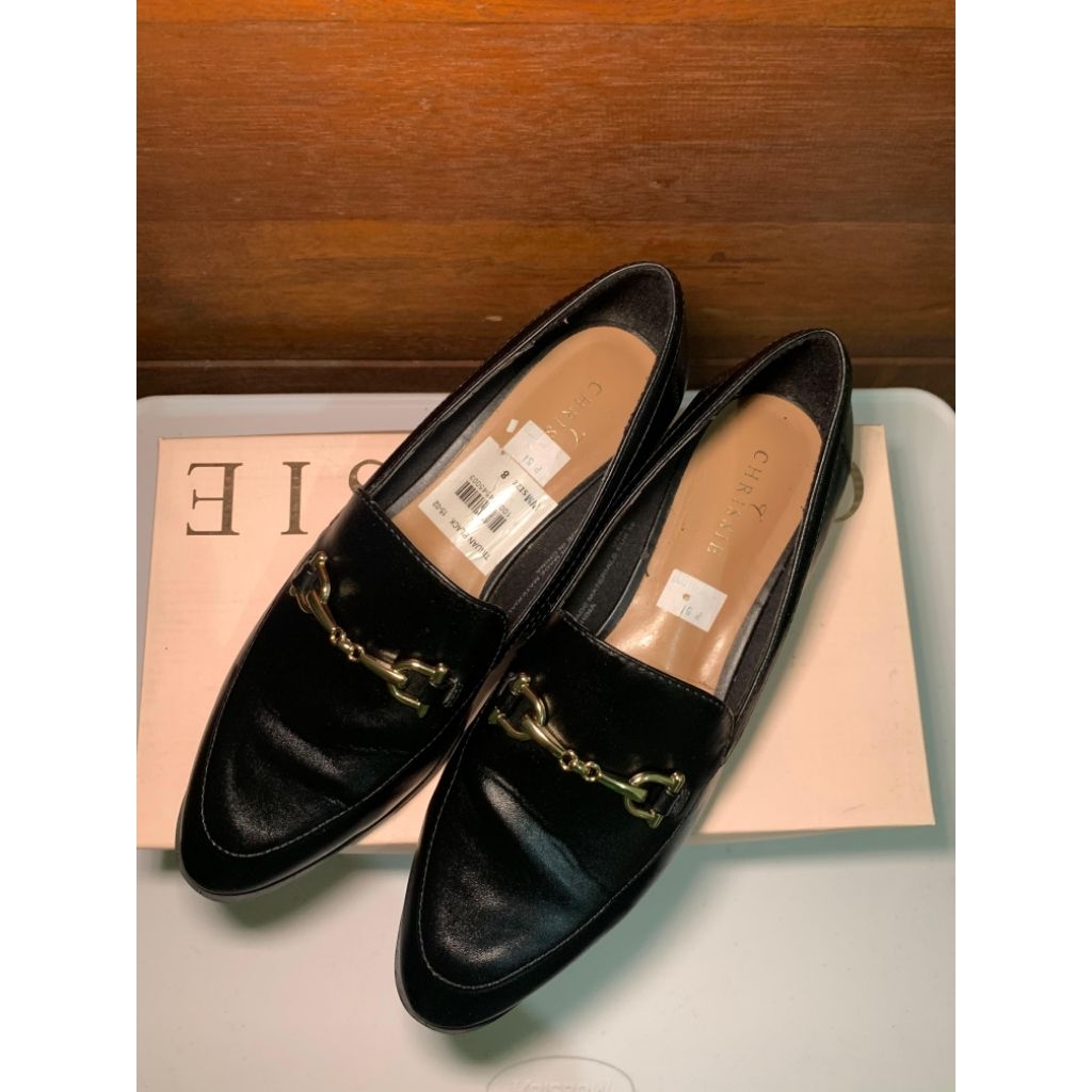 Loafer Sepatu Pantofel Wanita Hitam Preloved ukuran 39
