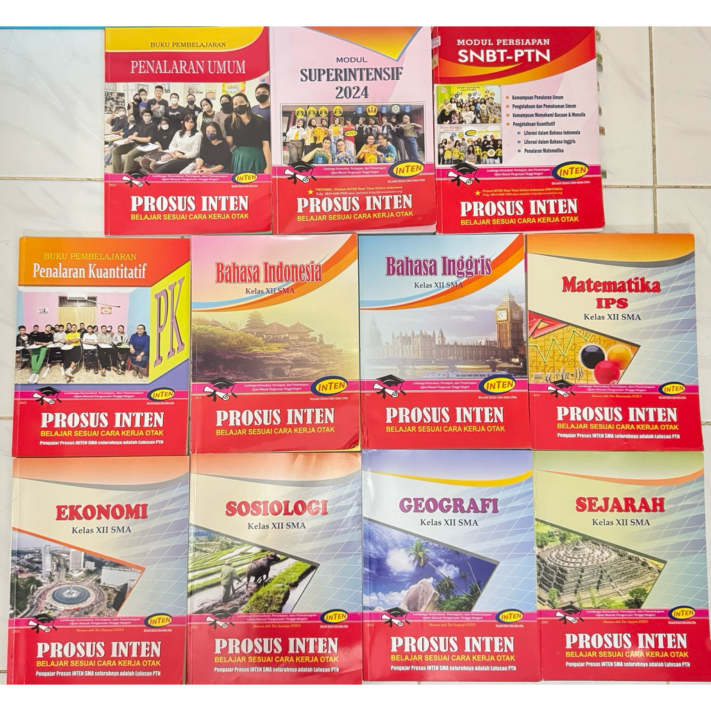 [PRELOVED] BUKU INTEN PERSIAPAN SNBT UTBK MANDIRI TAHUN 2024