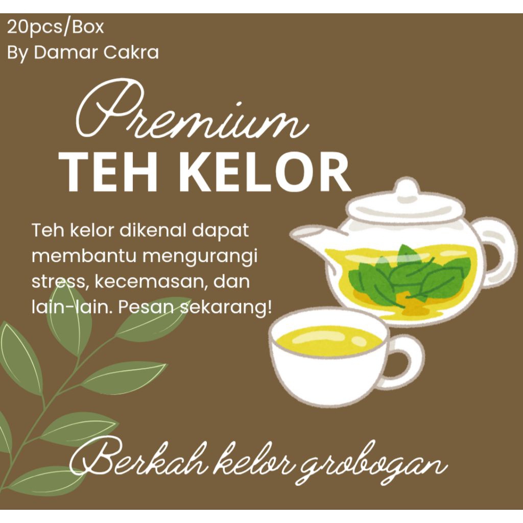 

Teh Kelor Celup Original Grobogan isi 20/Box