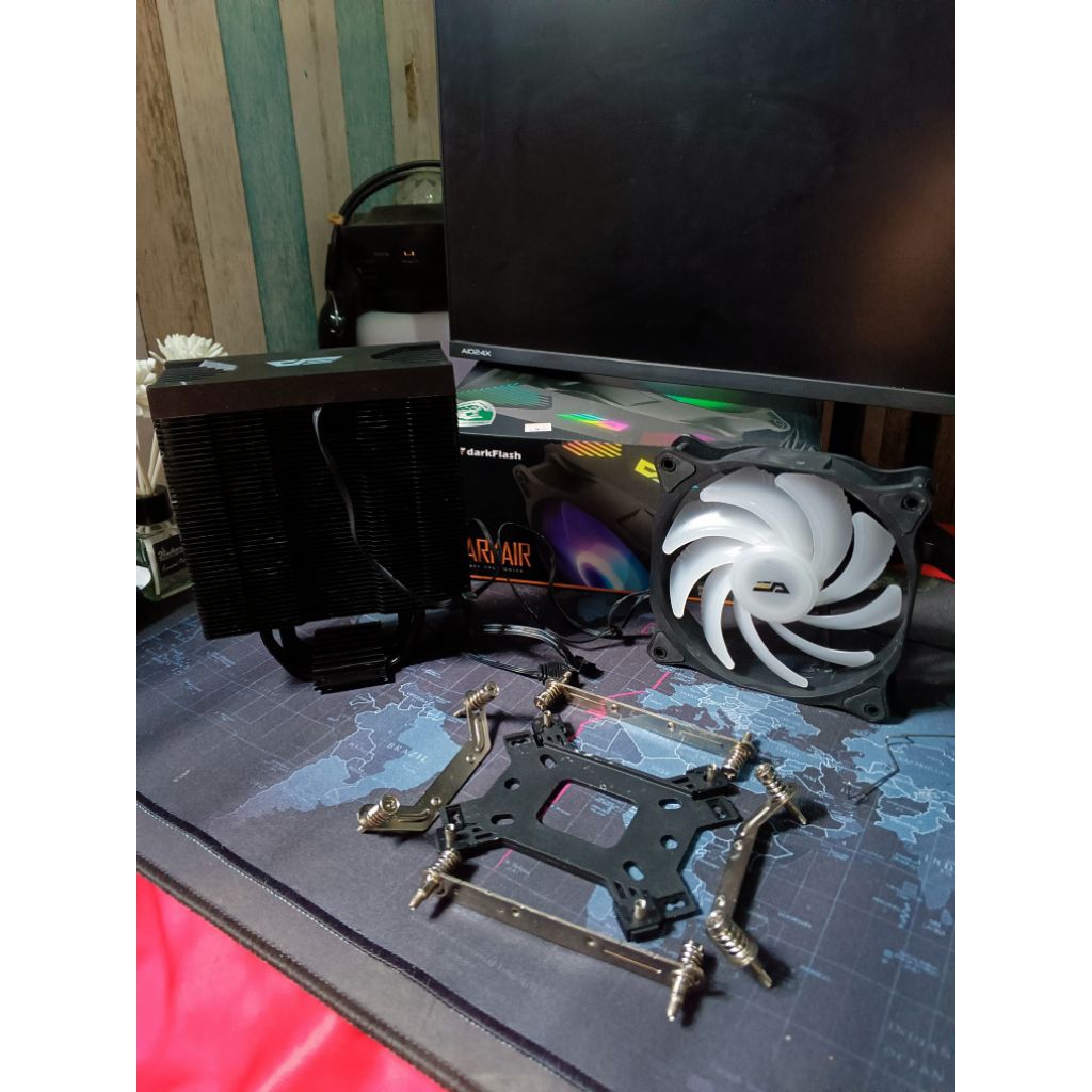 HSF Darkflash Darkair Pro ARGB 12cm Cpu Cooler fan tower