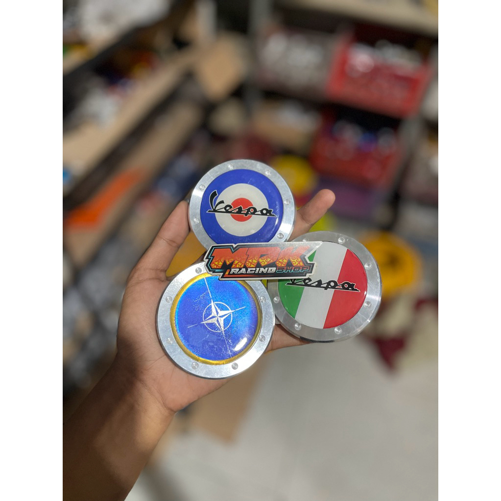 Tutup Tangki Vespa Logo Timbul Vespa PX Vespa EXCEL
