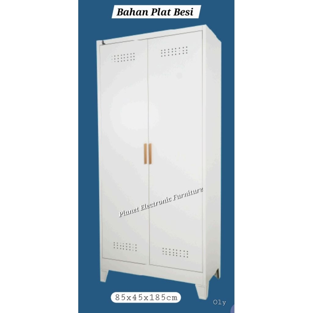Lemari Peralatan Plat Besi Merk Olymsteel  Lemari Perkakas  Lemari Alat-Alat Kebersihan  Lemari Alat