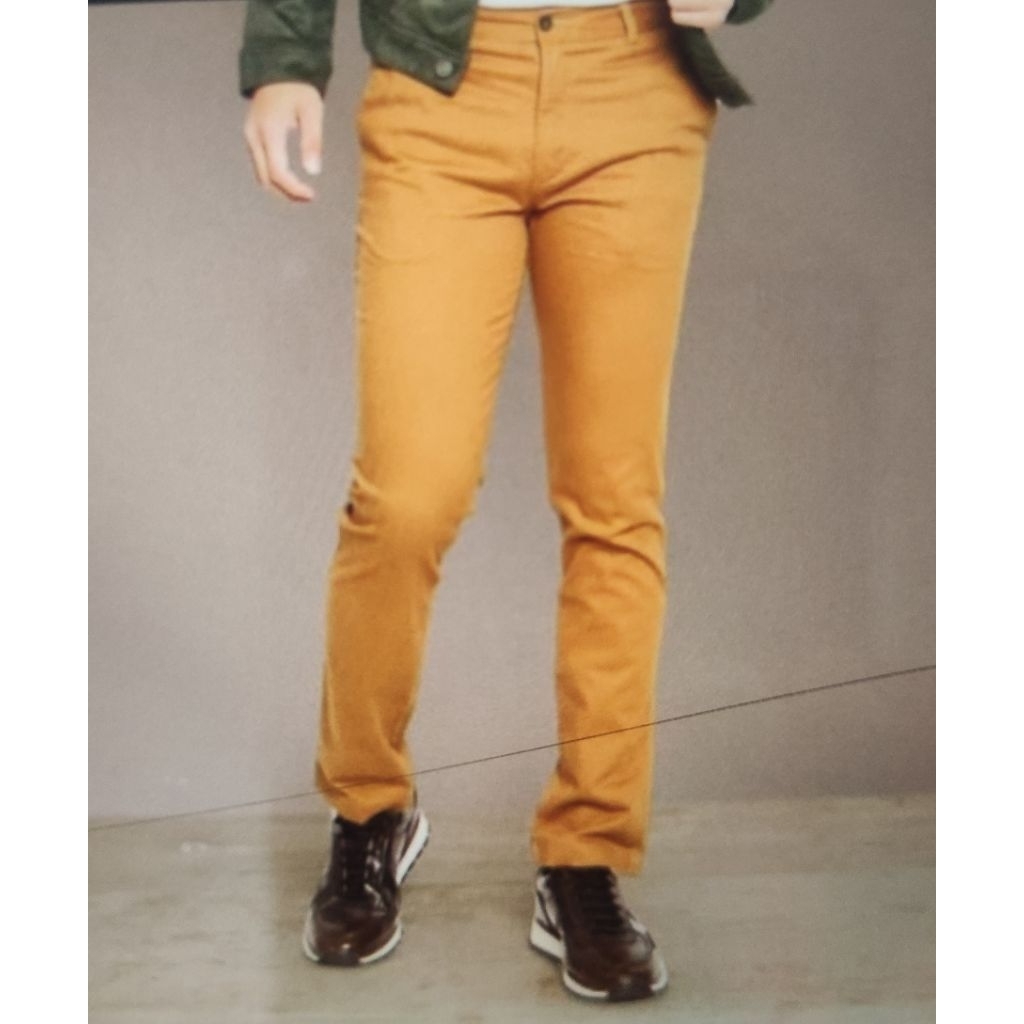 KENT & CREW celana chino warna cokelat ukuran 30, 31, 32