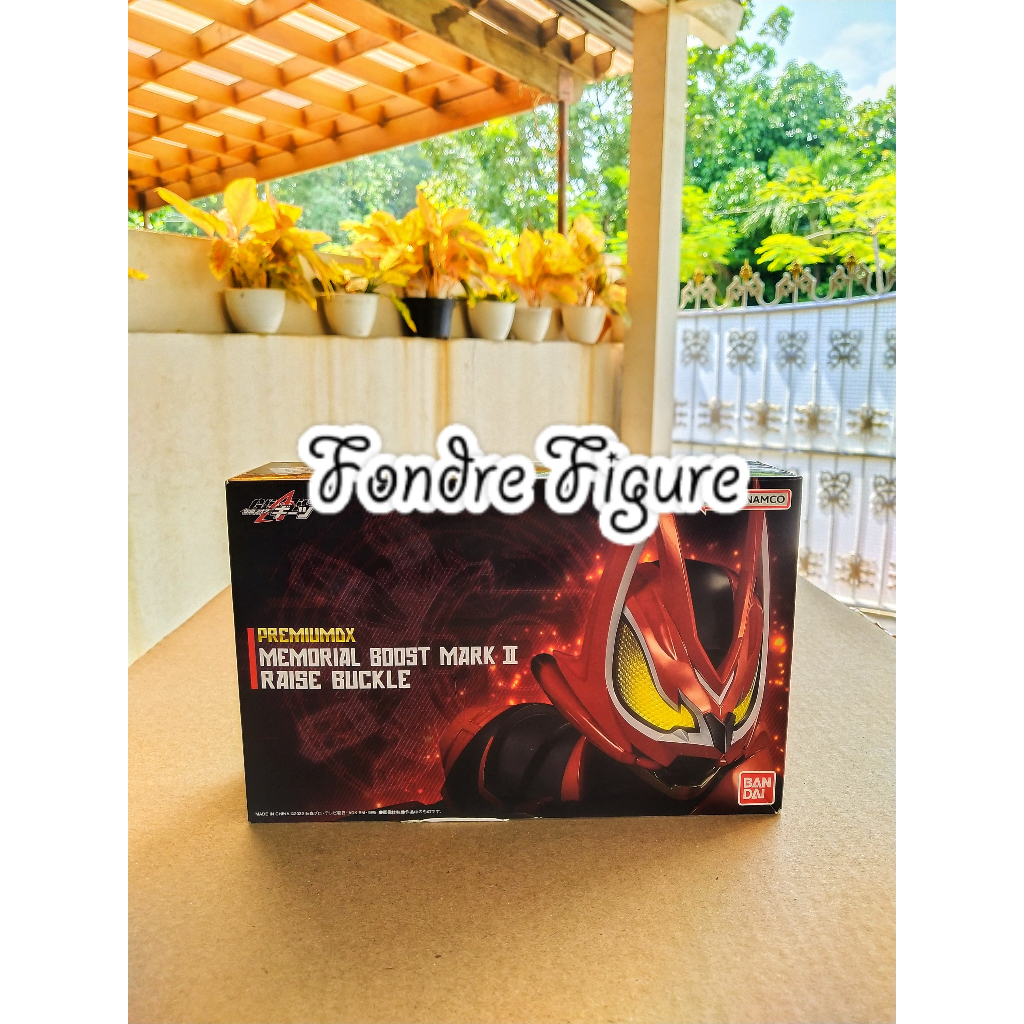 ORIGINAL PREMIUM DX MEMORIAL BOOST MARK II RAISE BUCKLE KAMEN RIDER GEATS FIGURE