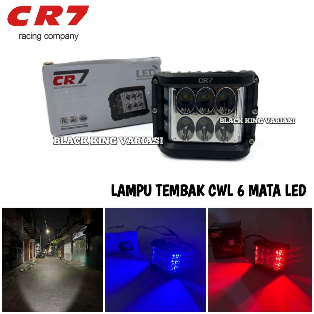 Lampu Tembak Sorot CWL 6 Mata LED Lampu Sorot LED Bar CWL 6 Titik Tembak Sorot LED 6 Mata CWL Bar Cr