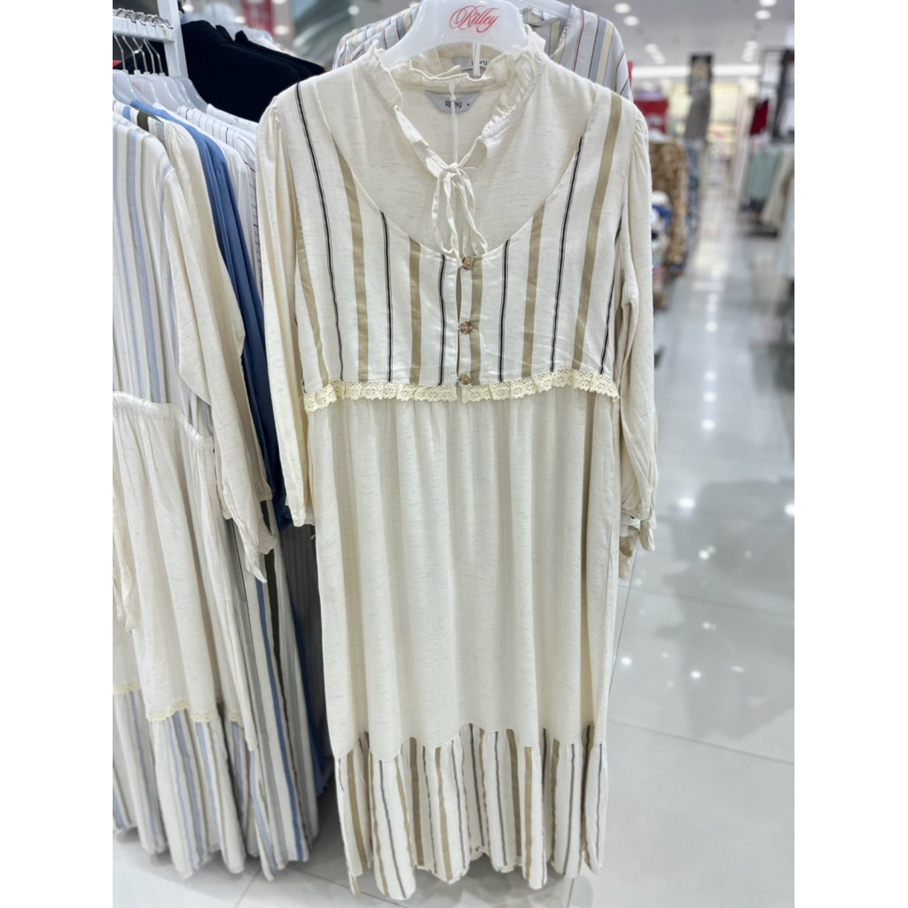 GAMIS CEWEK NEW ARRIVAL MERK RILLEY | BAJU MUSLIM TERBARU DARI MATAHARI TERMURAH