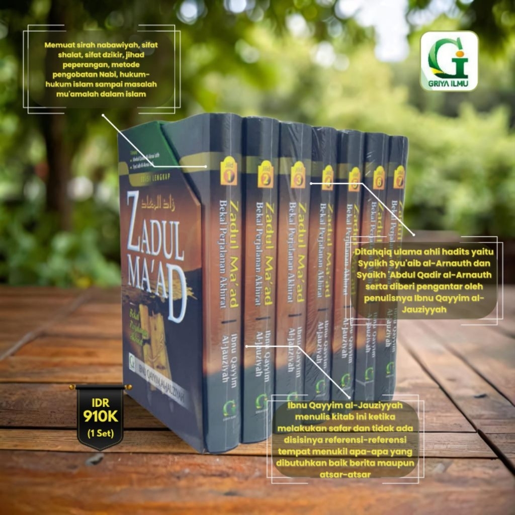 kitab Zadul Maad 1 set box 7 buku terjemah