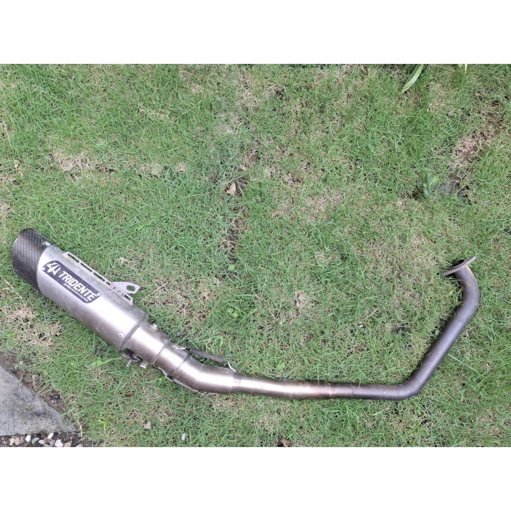 [SECOND] KNALPOT TRIDENTE F20 CARBON 3 SUARA - 3TECH