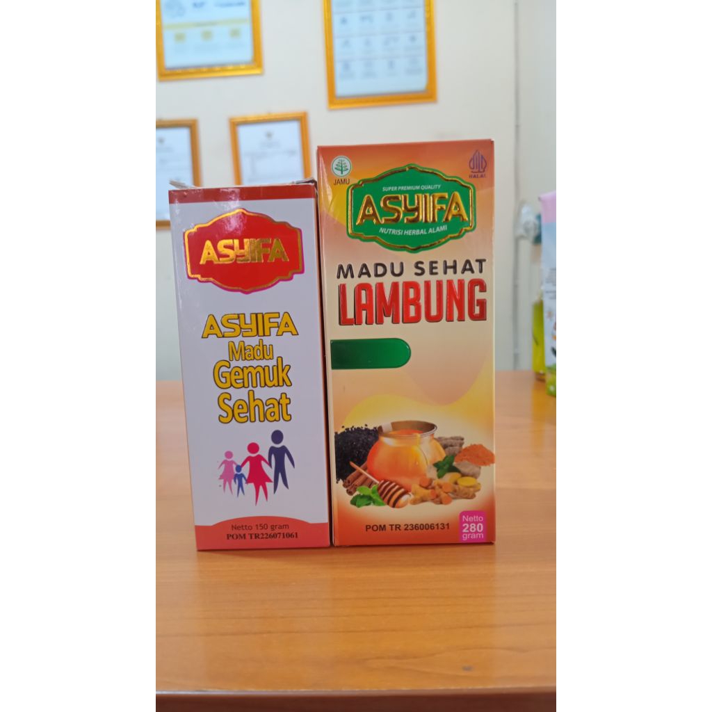 Bundling Hemat asyifa Madu sehat lambung Asyifa + madu gemuk asyifa