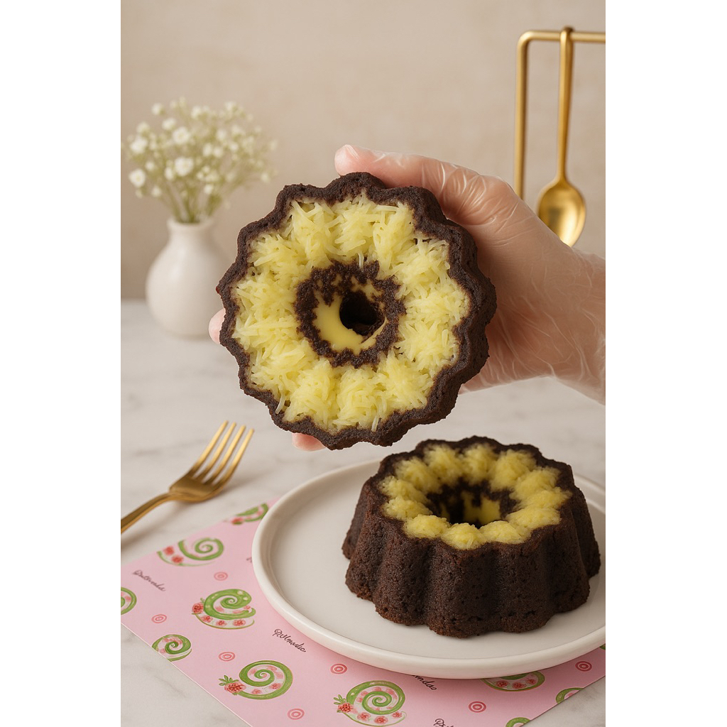 

bolu ketan hitam keju lumer