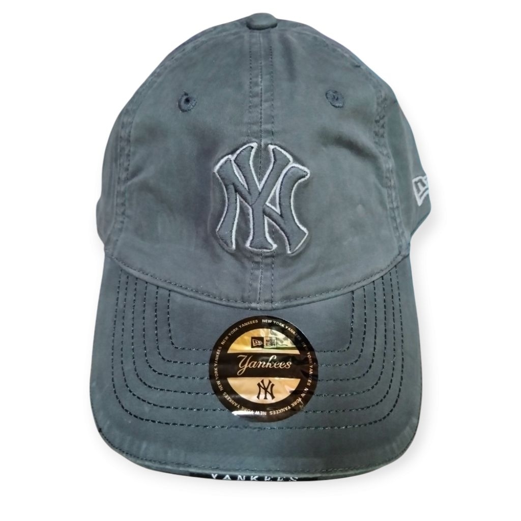 topi baseball import premium NY original khusus warna abu outdoor topi pria wanita dewasa ready stok