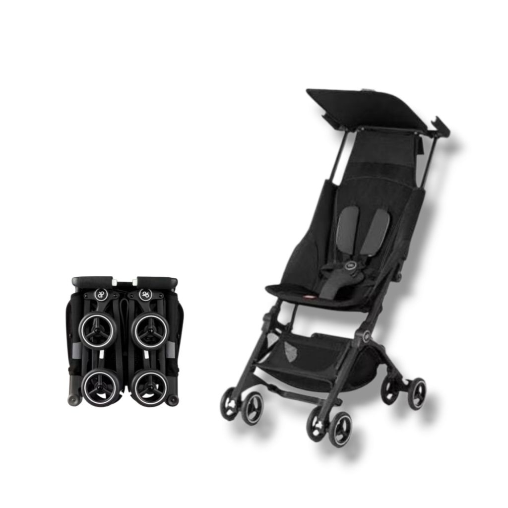 Nadio's SEWA_ Stroller GB Pockit- Monument Black (JABODETABEK)