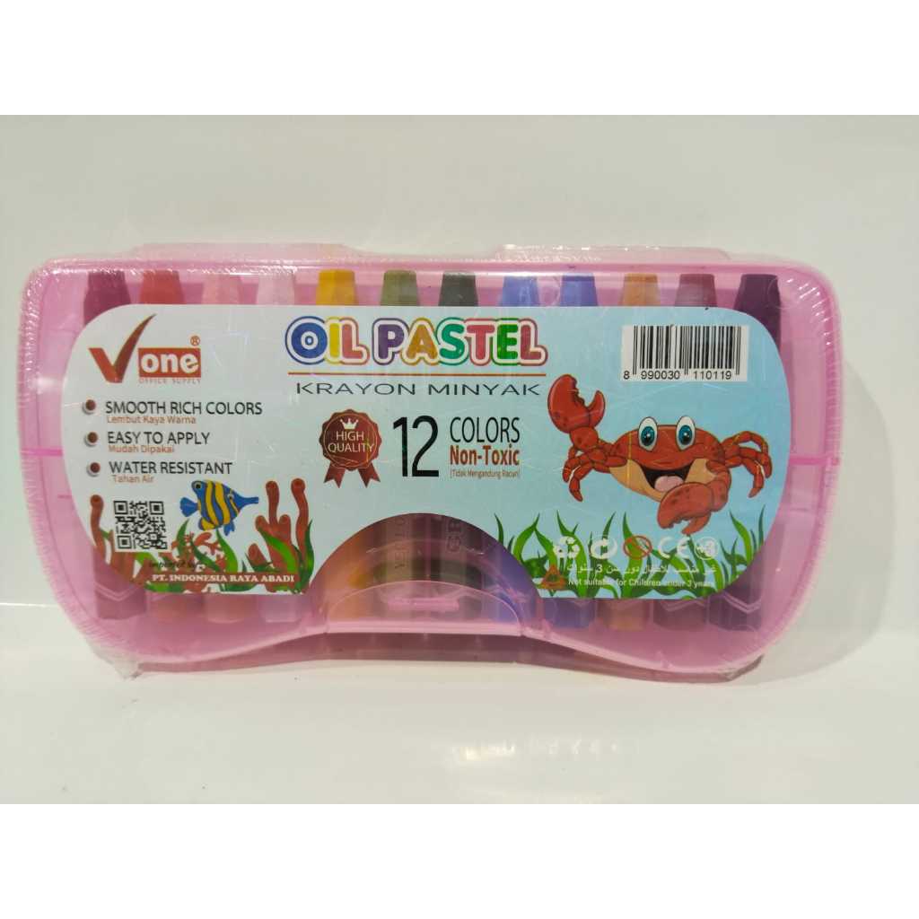 

rayon Oil Pastel 12 Warna / Crayon MINI 12 Warna / Oil Pastel / Krayon Set MINI Murah Anak-Anak