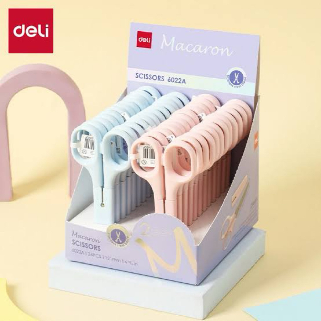 

Miniso x Deli Scissor Macaron / gunting