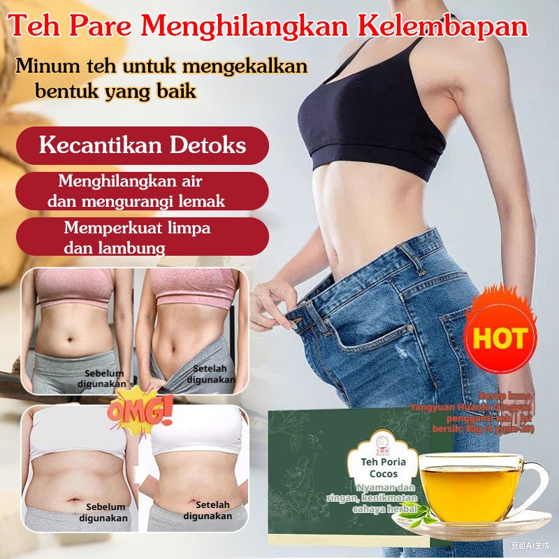 

❤️Terlaris❤️Teh penurun berat badan/Teh rimpang penurun berat badan/Teh herbal Queen/Penurunan berat badan cepat dan penghilang perut buncit/Teh herbal penambah nutrisi lambung dan usus/Teh penguat kekebalan tubuh alami/Teh kesehatan/Teh Cordyceps