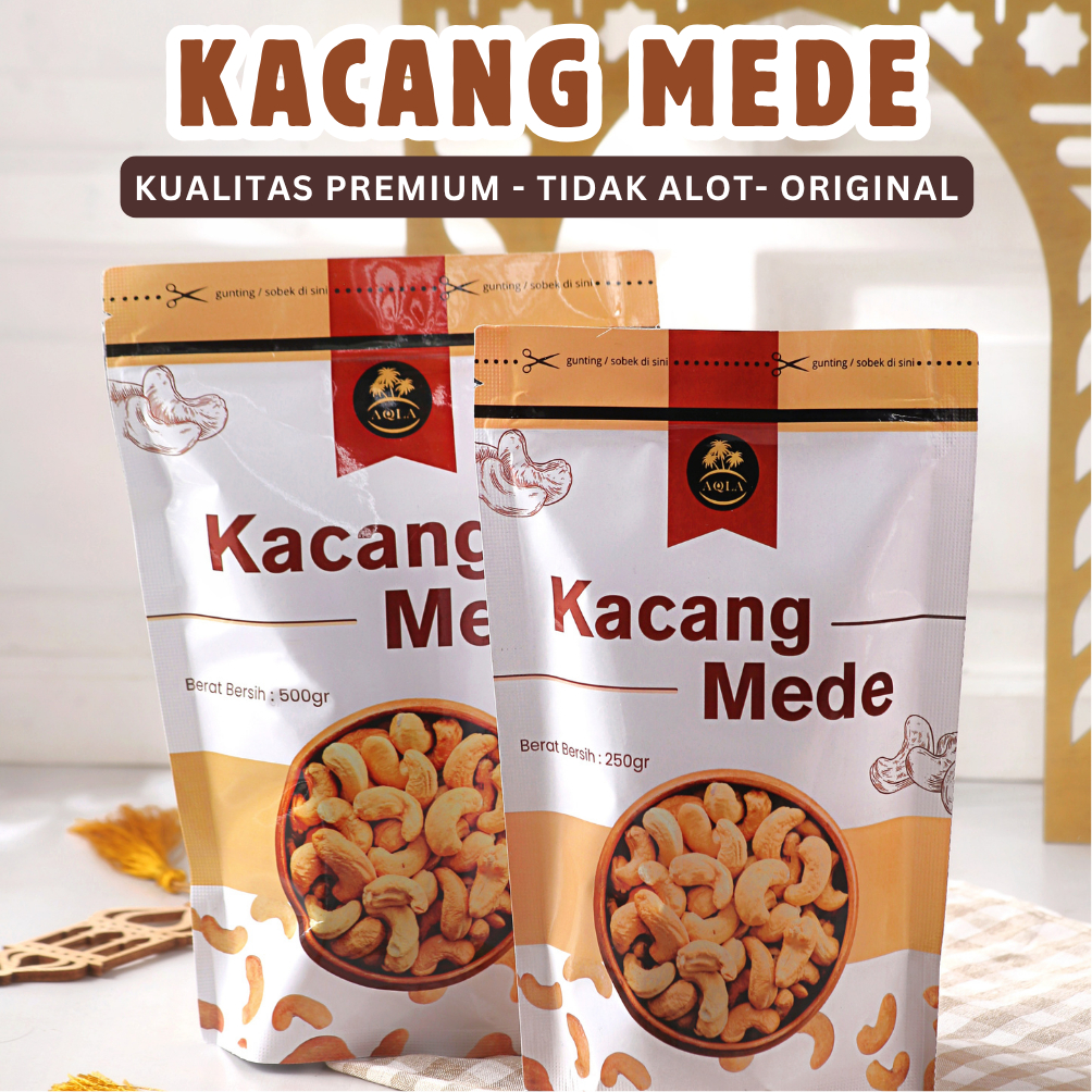 

Kacang Mede Premium Panggang Organik Utuh Renyah/ Kacang Mete Panggang / Roasted Cashew