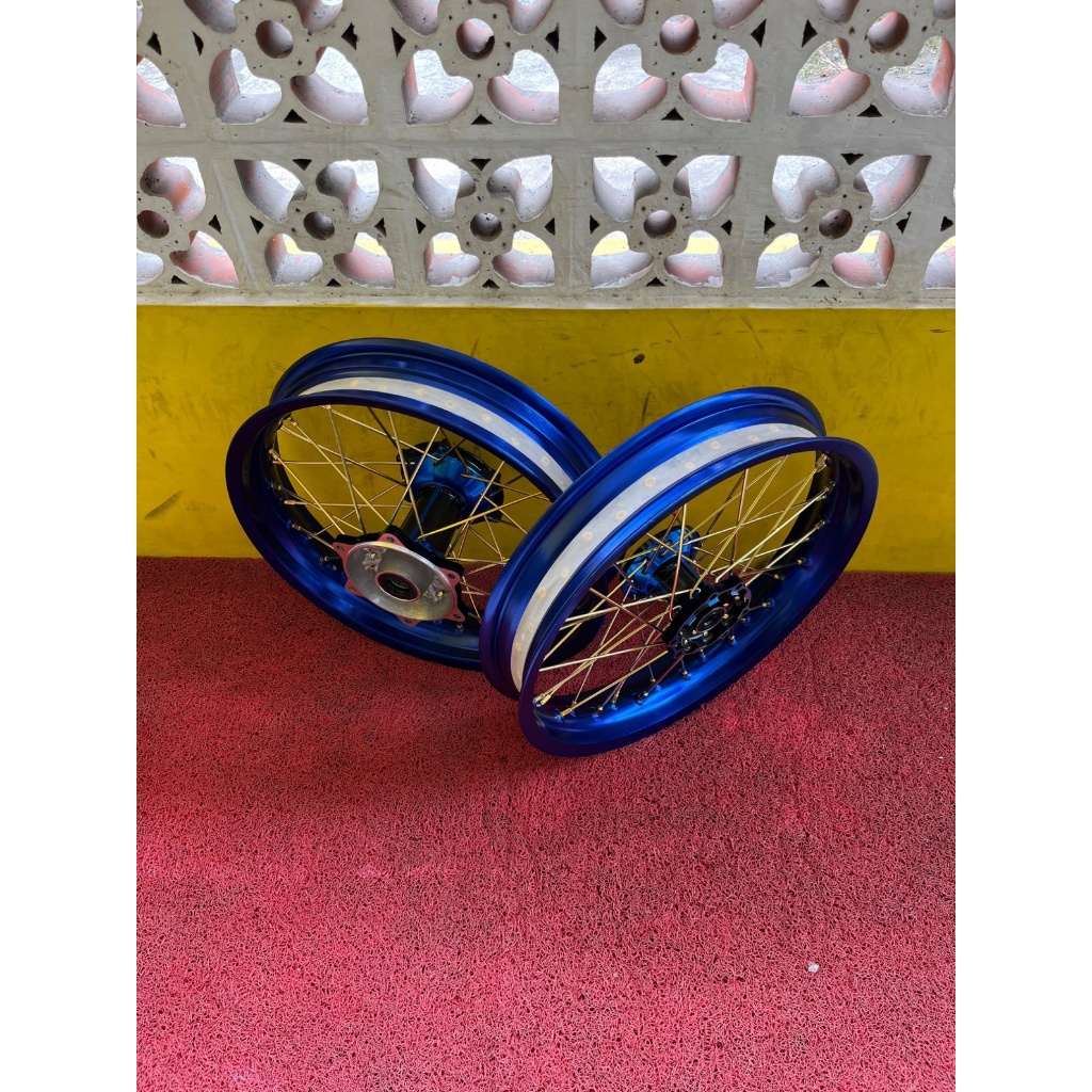 Velg Supermoto Yamaha WR 155 Ring 17 Wheelset SUMO WR 250/300 dan 300/350 Tanpa Ban
