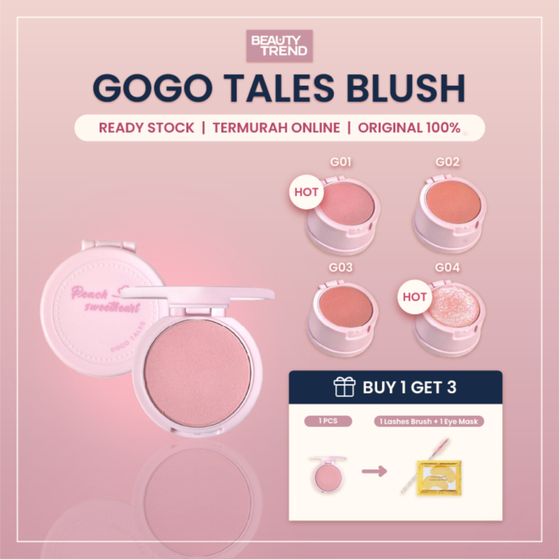 [READY ORI] Gogo Tales Blush Gogo Tales Cream Blush Gogo Tales Blush On Gogo Tales Perona Pipi GT660