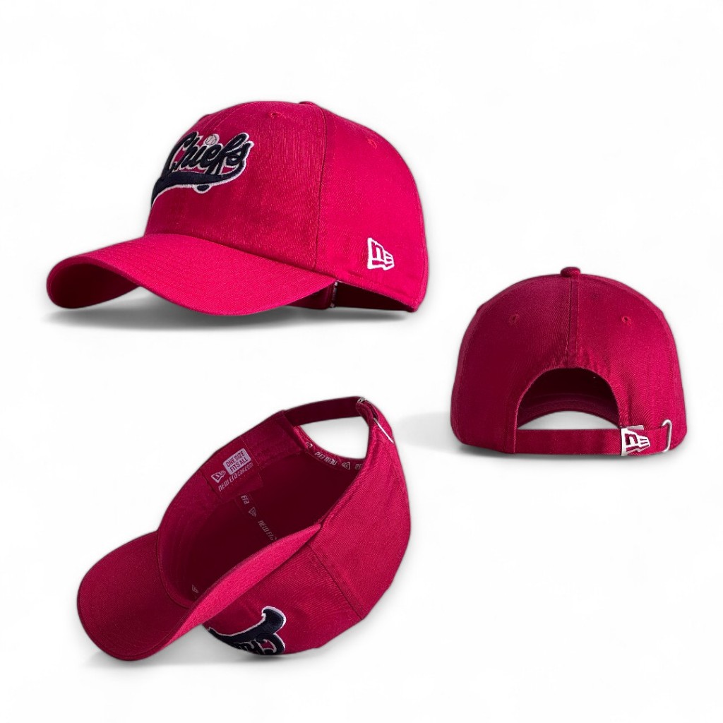 TOPI NEW ERA ONE SIZE FITS ALL KANSAS CITY CHIEF MERAH