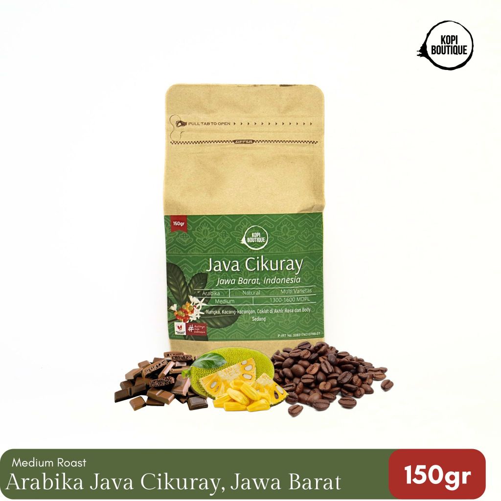 

Kopi Arabika Java Mt Cikuray Natural 150gr - Kopi Garut Jawa Barat