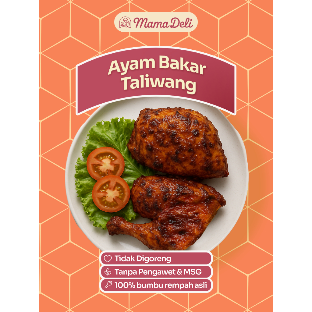 

Ayam Bakar Taliwang MamaDeli - Frozen - Lauk Siap Saji
