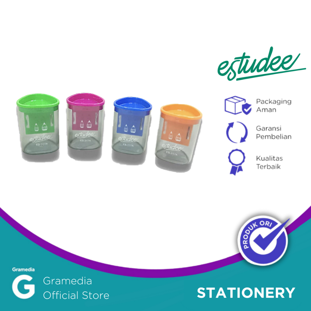 

Gramedia Pekanbaru - RAUTAN ESTUDEE PRISMA SHARPENER WITH TWO HOLES ES-317A