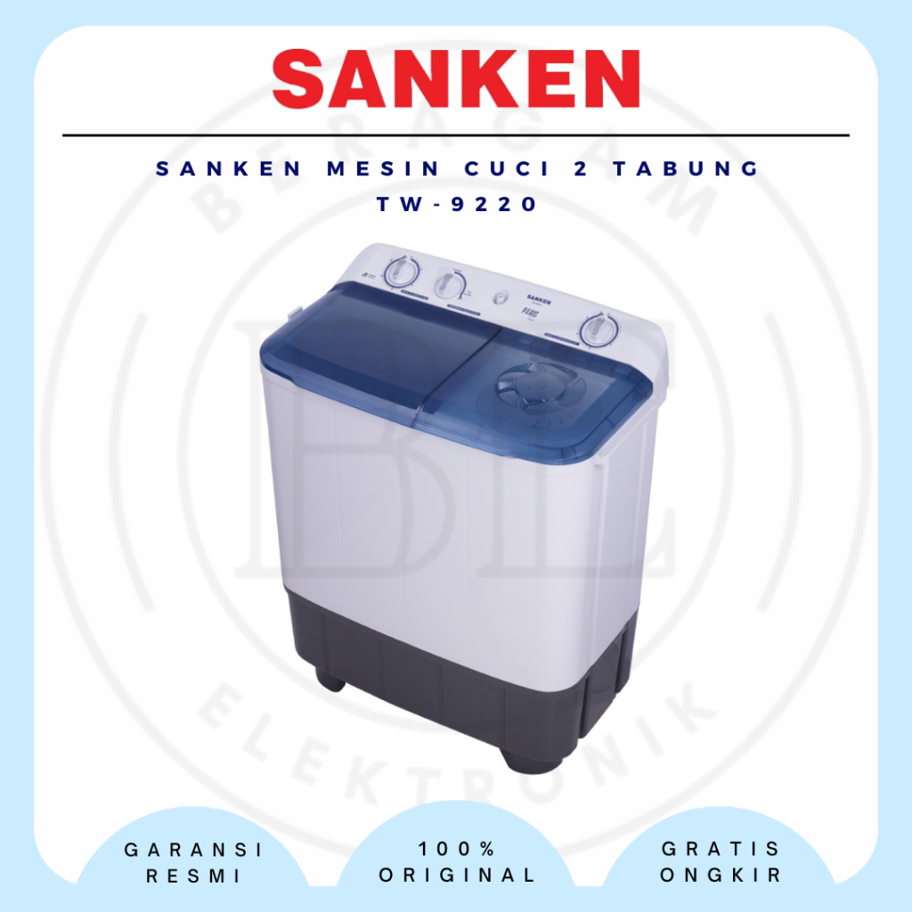 Sanken Mesin Cuci 2 Tabung TW-9220