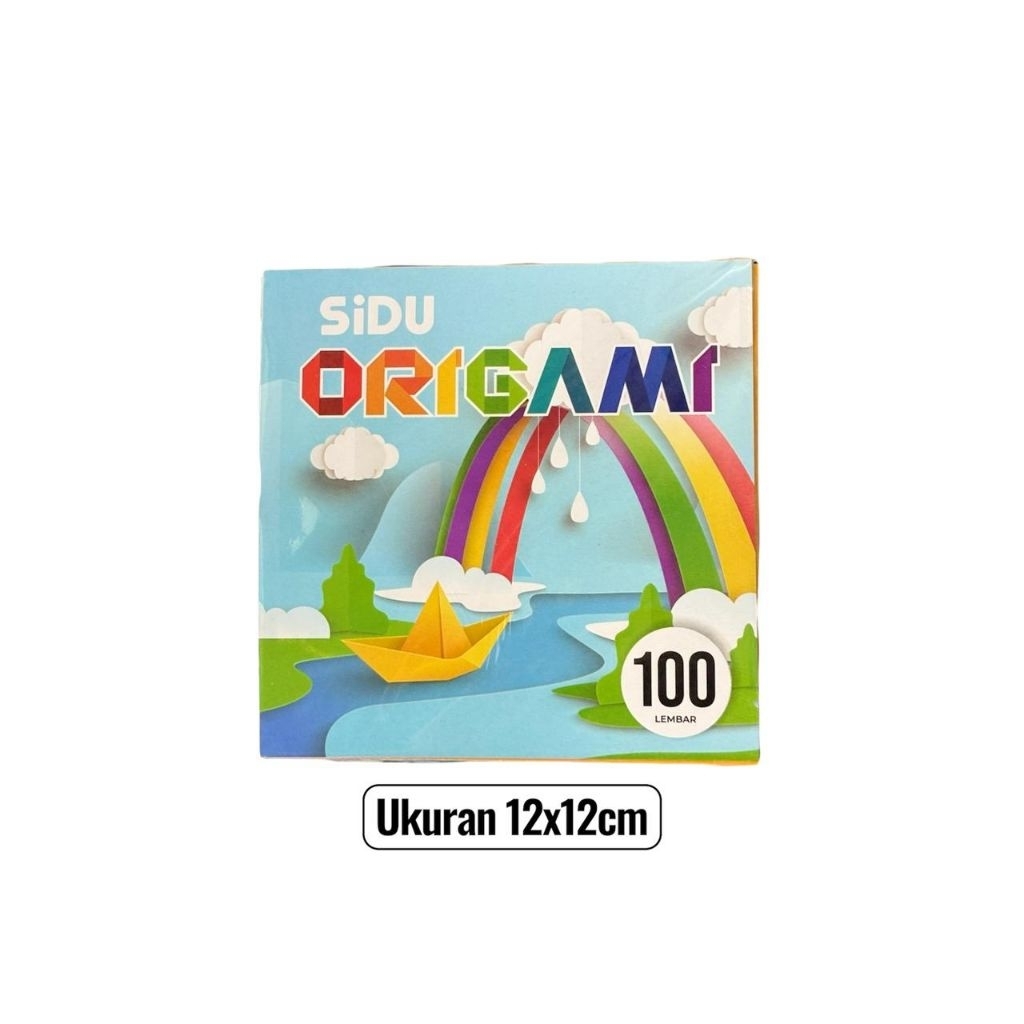 

Origami Sidu 12x12cm Isi 100 Lembar