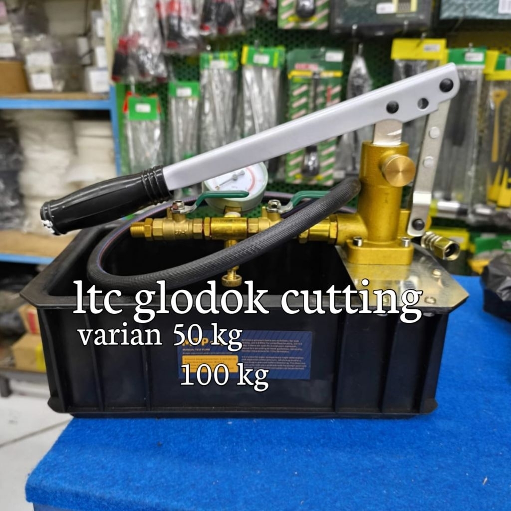 alat ukur tes tekanan saluran pipa/tes pump manual 60 kg 100 kg/pape  P pressure tes pump