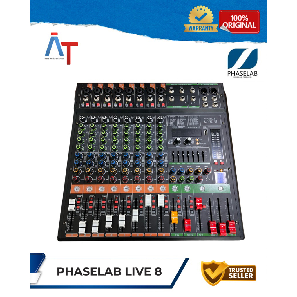 MIXER PHASELAB LIVE 8 ORIGINAL