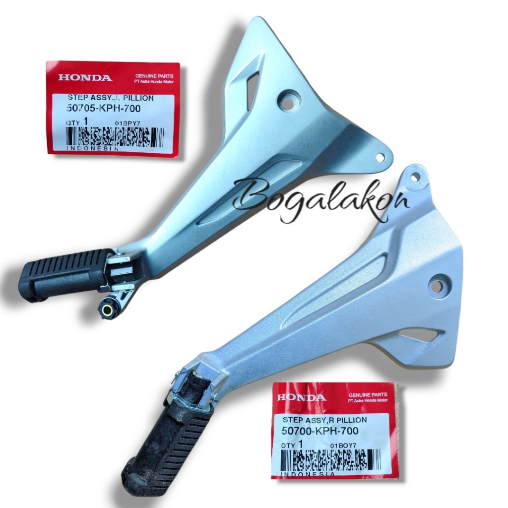 Step footstep belakang supra x 125 old ktm kanan kiri original ahm