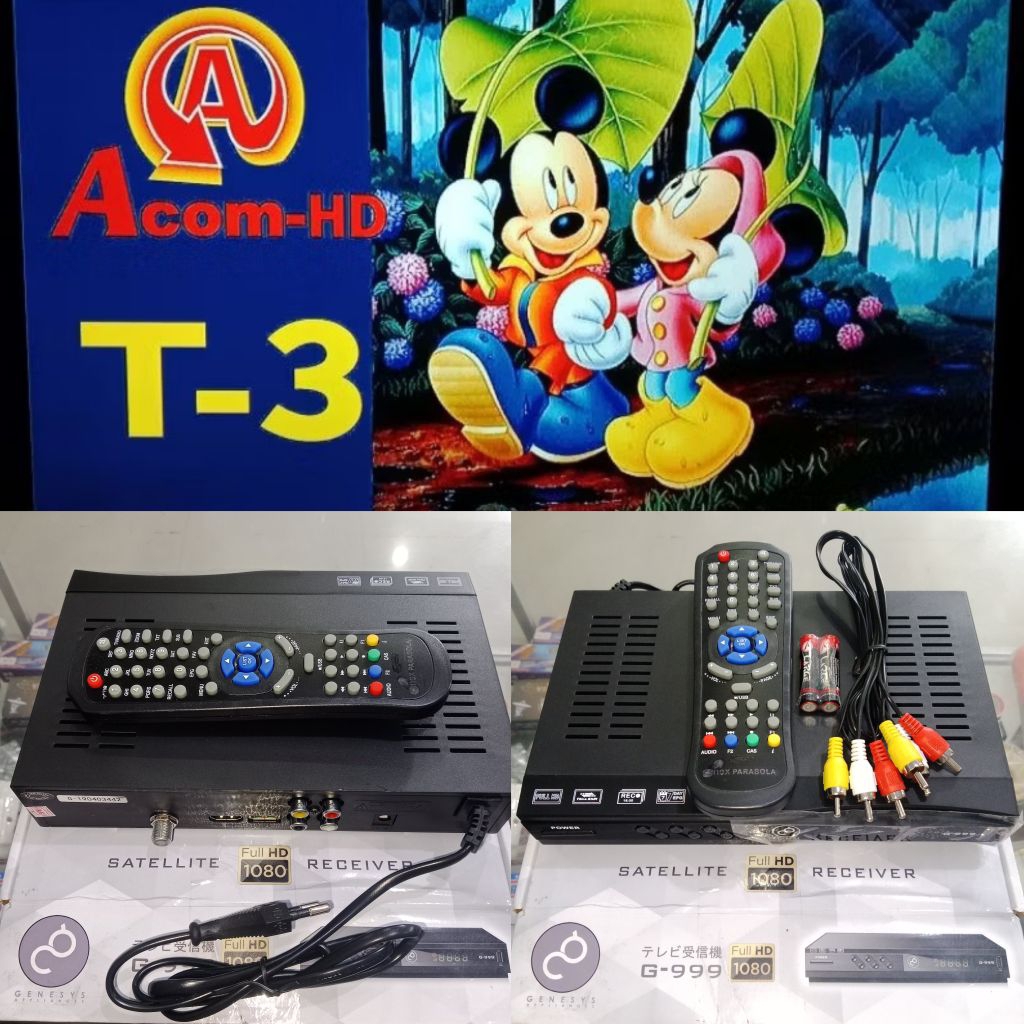 Receiver baru RX parabola K5S Merk Genesys full upgrade dengan SW Acom menunya sama dengan Matrix Bu