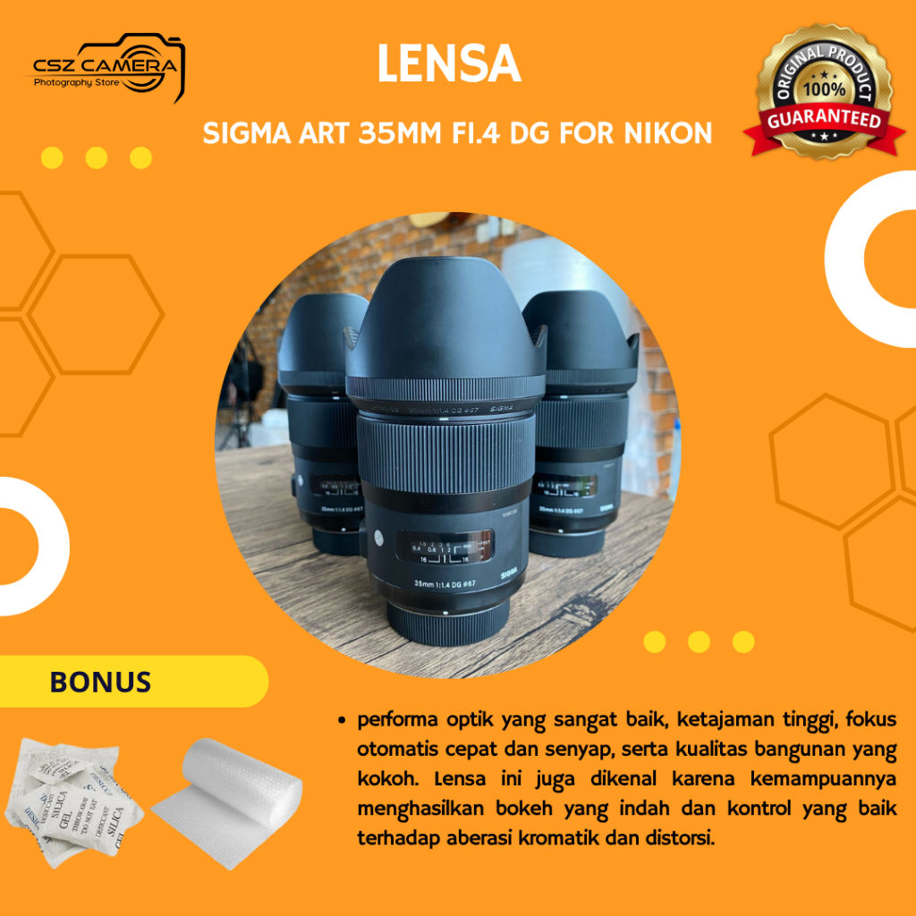 Sigma Art 35mm F1.4 For NIKON