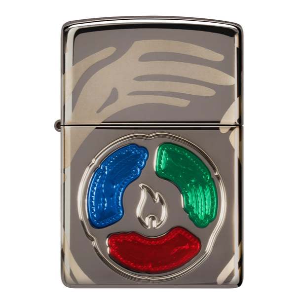 Zippo 46761 Keeper of the Flame, 2025 Collectible of the Year, Armor Black Ice