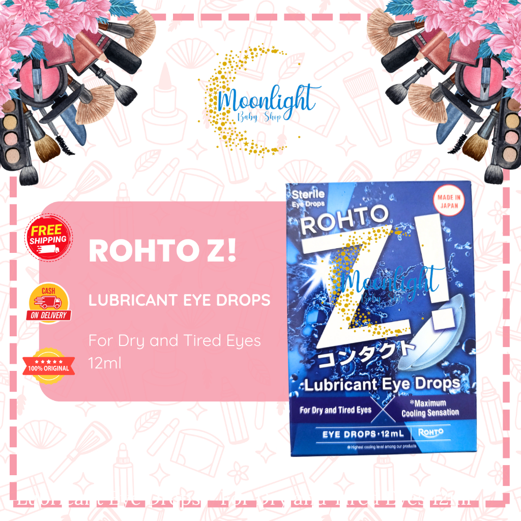 Rohto Z Lubricant Eye Drops 12ml - Untuk Mata Kering dan Mata Lelah