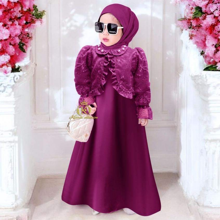 Baju Lebaran Pakaian Muslim Kekinian Games Perempuan Fashion Gms Cewe Gamis Anak Terbaru 2025 Lebara