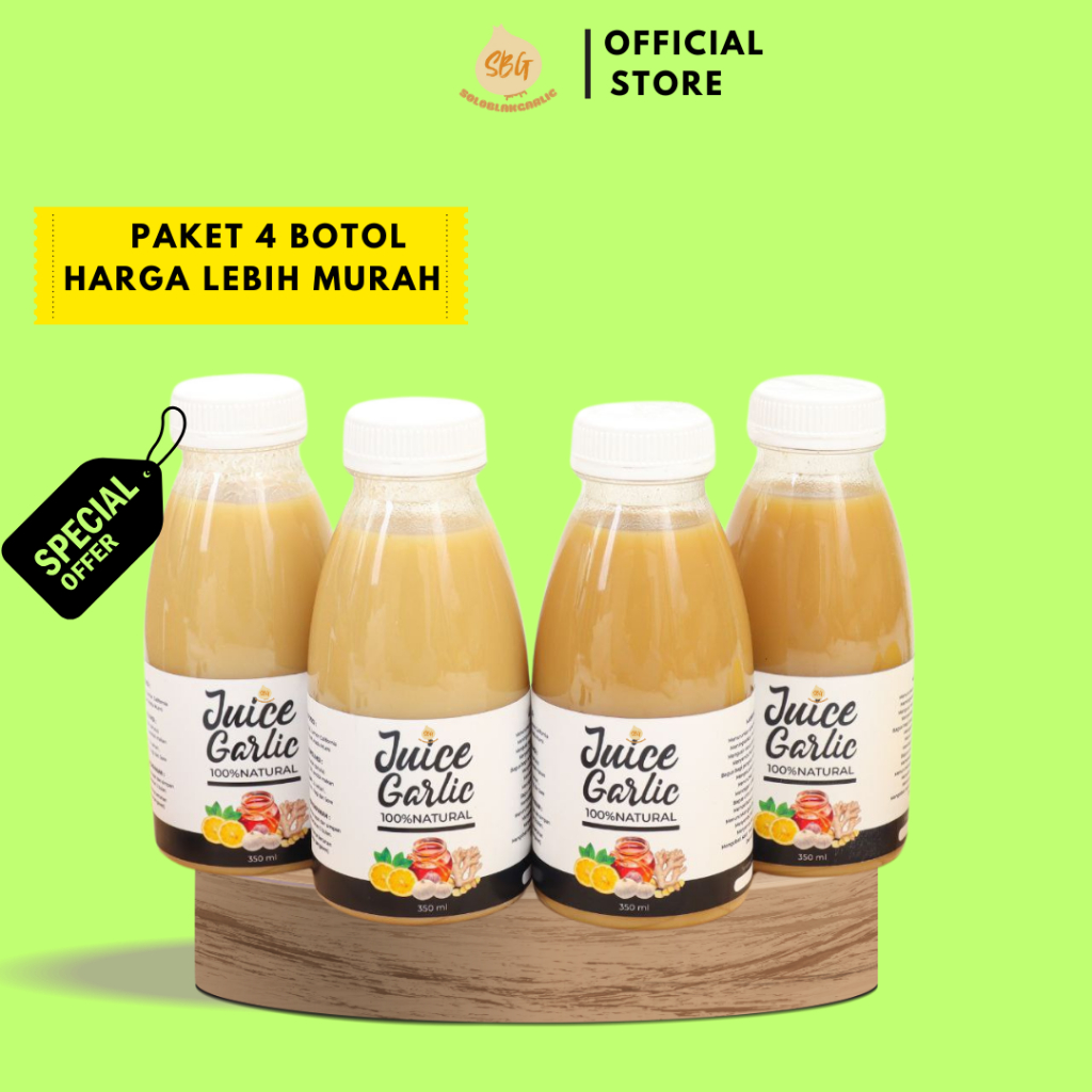 

SBG Paket 4 Botol Jus Garlic Bawang Putih Tunggal