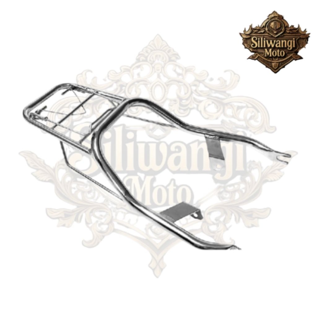 Behel C700 Backrack Honda C700 Rak Belakang Honda C700 Grabrail Honda C700 Motor Classic