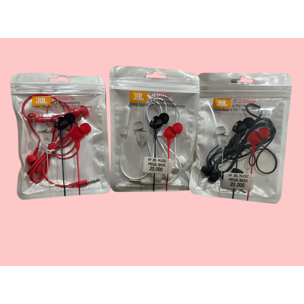 Headset jbl mega bass